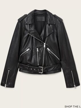Allsaints Balfern Women’s Leather Jacket size 4